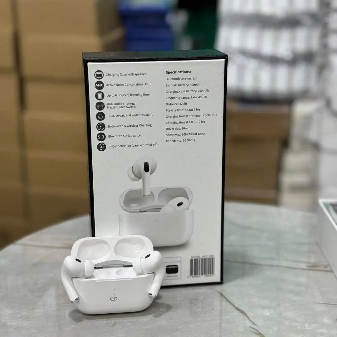 White Wireless Airpods