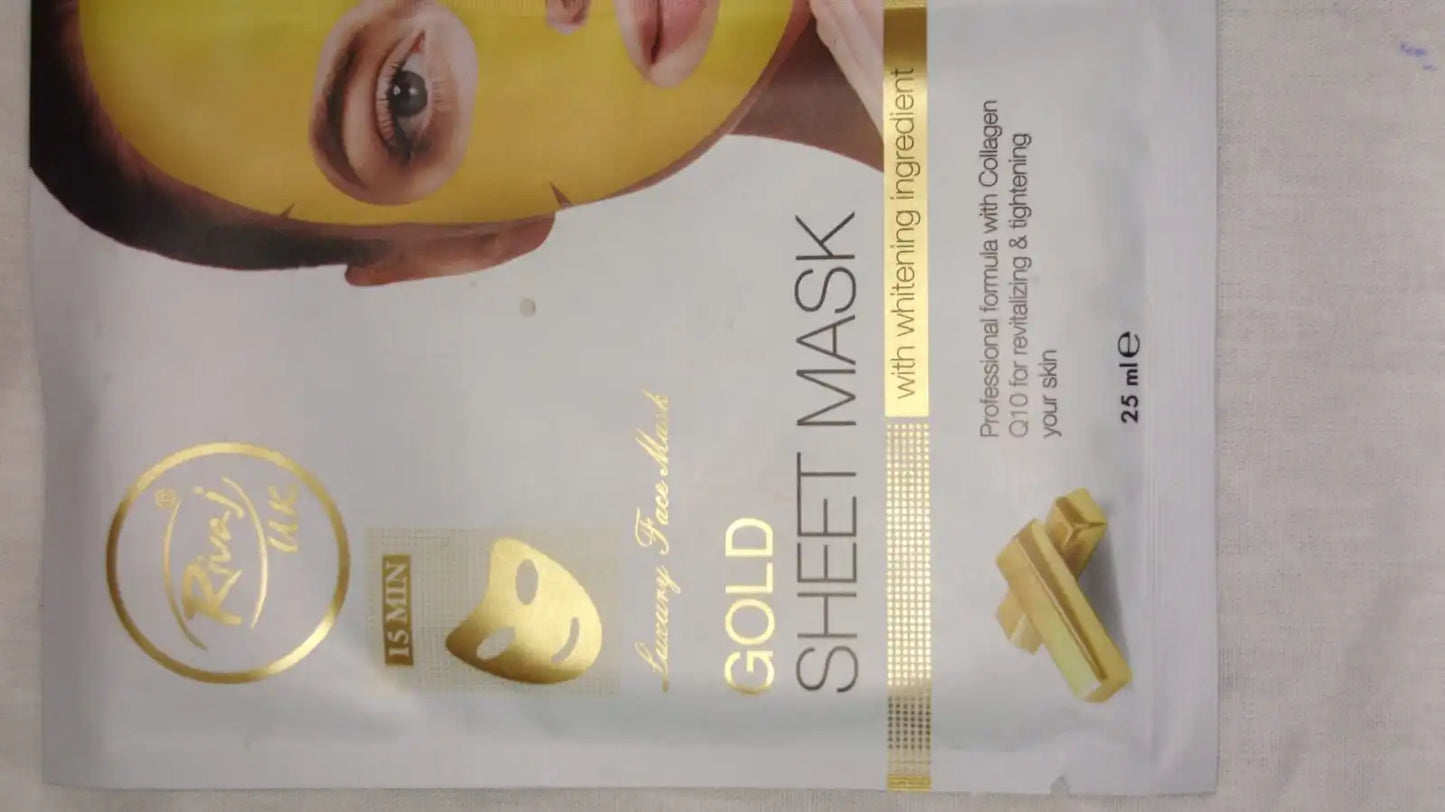 Gold Sheet Mask