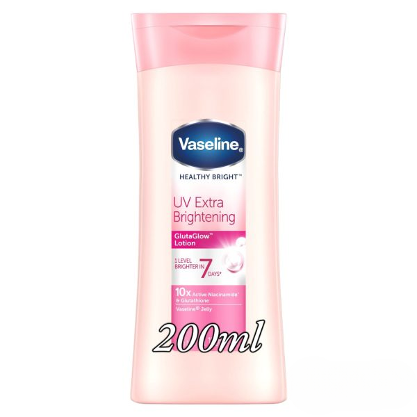 Vaseline Healthy Bright Uv Extra Brightening Glutaglow Skin Care Lotion